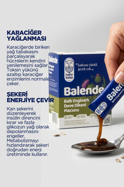 BALENDE Ballı Enginarlı Deve Dikeni Macunu 15'li Şaset
