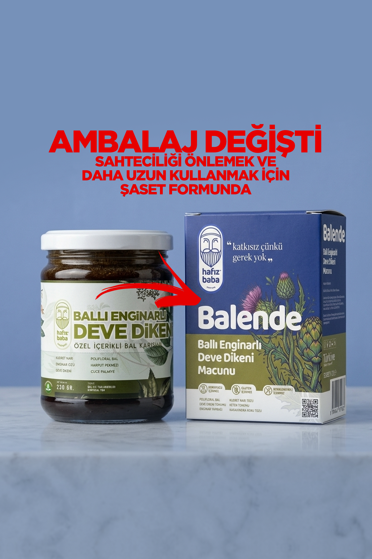 BALENDE - Ballı Enginarlı Deve Dikeni Macunu 15'li Şaset